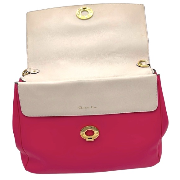 CHRISTIAN DIOR Leather Medium Be Dior Bag - Picture 13 of 16